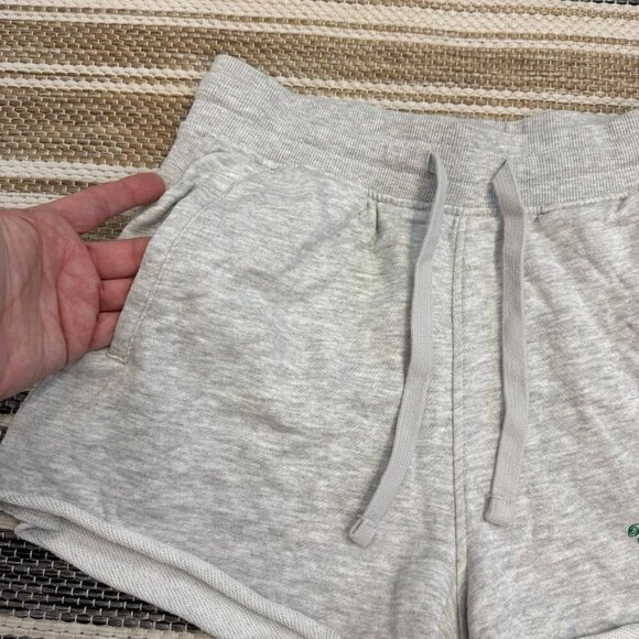 Zara Women's Cropped Brooklyn Sweatshirt Short Outfit Set Gray Fleece Size Small - Picture 7 of 16